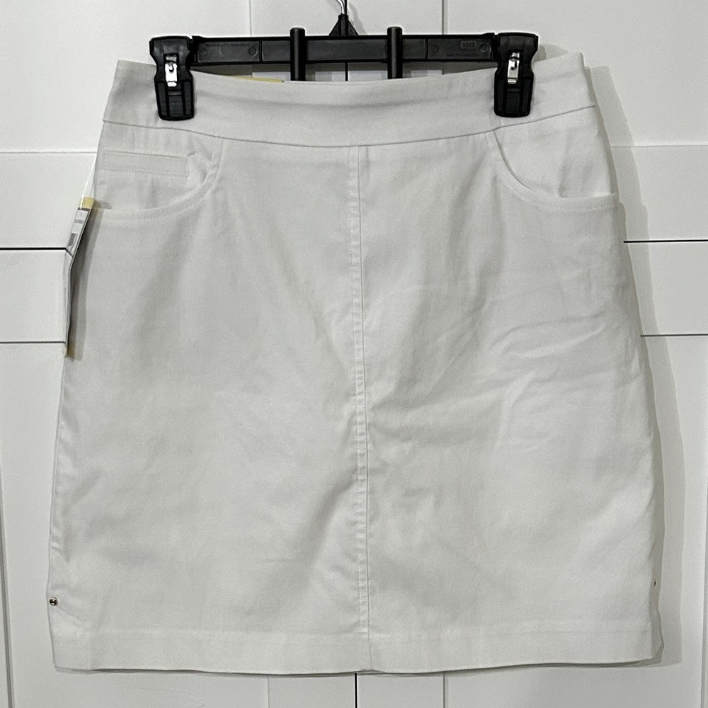 Hilary Radley Women's Skort in Light Cream